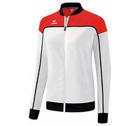 Erima Change by Fonctionnel Veste de présentation, Blanc/Rouge/Noir, 38 Femme