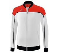 Erima Change by Fonctionnel Veste de présentation, Blanc/Rouge/Noir, XL Homme