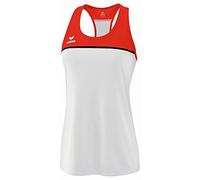 Erima Change by Léger Débardeur, Blanc/Rouge/Noir, Taille 34 Femme