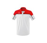 Erima Polo Change – Blanc/Rouge/Noir – M Homme
