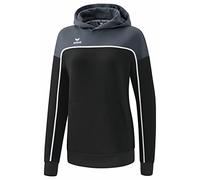 Erima „Change by Sweat à Capuche, Black Grey/Slate Grey/Blanc, 40 Femme