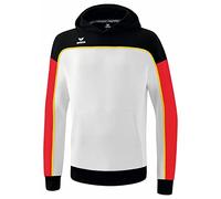Erima „Change by Sweat à Capuche, Blanc/Noir/Rouge, 128 Mixte Enfant