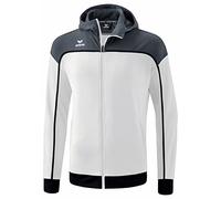 Erima Veste de survêtement Change avec capuche Blanc/Gris/Noir XXL Homme