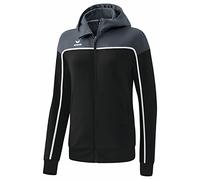 Erima Change by Veste de survêtement avec Capuche, Noir/Gris/Blanc, 44 Femme