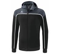 Erima Change by Veste de survêtement avec Capuche, Noir/Gris/Blanc, L Homme