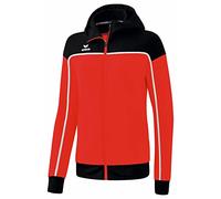 Erima Change by Veste de survêtement avec Capuche, Rouge/Noir/Blanc, Taille 34 Femme