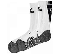 Erima Chaussettes Chaussettes d'entraînement, Homme, Trainingssocke, Blanc/Noir, 4
