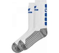Erima Classic 5-C Chaussettes Mixte Adulte, Blanc/New Roy, FR : XL (Taille Fabricant : 47-50)