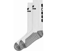 Erima Classic 5-C Chaussettes Mixte Enfant, Blanc/Noir, FR : XS (Taille Fabricant : 31-34)