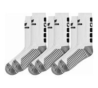 Erima Classic 5-C Lot de 3 Paires de chaussettes Enfant, Blanc/Noir, 31-34