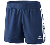 Erima Classic 5-Cubes Short Femme New Navy/Blanc FR : XS/S (Taille Fabricant : 36)
