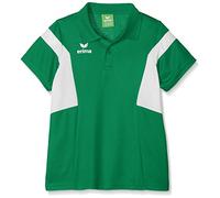 Erima Classic Team Polo Enfant Émeraude/Blanc FR : XXS (Taille Fabricant : 128 cm)