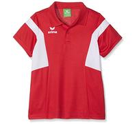 Erima Classic Team Polo Enfant Rouge/Blanc FR : XXS (Taille Fabricant : 128 cm)