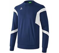 Erima Classic Team Sweat-Shirt Enfant New Navy/Blanc FR : XXS (Taille Fabricant : 128 cm)