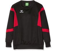 Erima Classic Team Sweat-Shirt Enfant Noir/Rouge FR : XS (Taille Fabricant : 152 cm)
