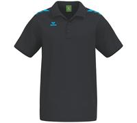 Erima CMPT 3 Wings Poloshirt (2112556) Mixte, Noir/curaçao, XL