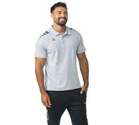 Erima CMPT 3 Wings Poloshirt (2112558) Mixte, Gris chiné/Noir, XXS