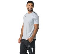 Erima CMPT 3 Wings T-Shirt (2082554) Homme, Gris chiné/Noir, XS