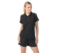 Erima CMPT Poloshirt (2112539) Femme, Noir/Jaune, 40