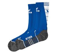 Erima Erima Short Socks Trainingssocken Blau Weiss Chaussettes 41/43 Bleu