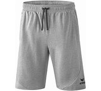 Erima Short sweat Essential Homme Gris clair mélangé/Noir Taille L