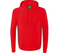 erima Essential Team Hoodie rouge/gris ardoise M