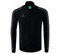 Erima Homme Essential Team Veste Tracktop, Noir/slate Grey, S EU