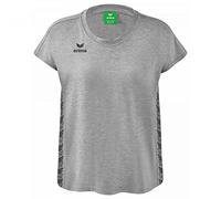 Erima Femme Essential Team Sport T-Shirt, Gris Clair Chiné/Slate Grey, 40 EU