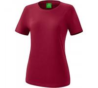 Erima Femme T-shirt, Coupe tailored, Coton, Bordeaux, 38