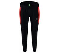 Erima Femme Team Basic Pantalon De Présentation, Noir/Rouge, 42 EU