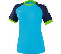 Erima Femme Zenari 3.0 Maillot, Curaçao/New Navy/Green Gecko, 42 EU