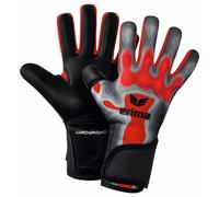 Erima Flex-Ray Pro Hardground Gants de Gardien de But (7222406) Adulte Unisexe, Gris/Rouge, 10