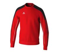 Erima Fonctionnel Sweat-Shirt Evo Star (1072412) Mixte, Rouge/Noir, L