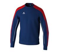 Erima Fonctionnel Sweat-Shirt Evo Star (1072415) Mixte, New Navy/Rouge, XL
