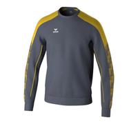Erima Fonctionnel Sweat-Shirt Evo Star (1072416) Mixte bébé, Slate Grey/Jaune, 128