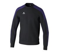 Erima Fonctionnel Sweat-Shirt Evo Star (1072418) Mixte, Noir/Ultra Violet, L