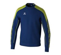 Erima Fonctionnel Sweat-Shirt Evo Star (1072420) Mixte, New Navy/Lime, L