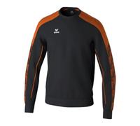 Erima Fonctionnel Sweat-Shirt Evo Star (1072421) Mixte, Noir/Orange, XL