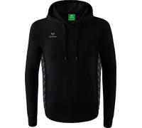 Erima Football Essential Team sweat à capuche hommes enfants noir gris Gr 128