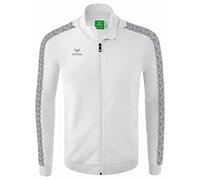 Erima Homme Essential Team Veste Tracktop, Blanc/monument Grey, M EU