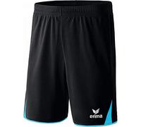 Erima Homme Short Classic 5-C, Noir/Curacao, XXL EU