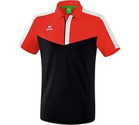 Erima Homme Squad Sport Polo, Rouge/Noir/Blanc, FR : XXXL (Taille Fabricant XXXL) EU