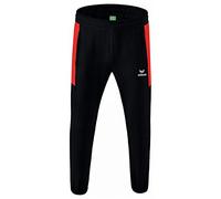 Erima Homme Team Basic Pantalon de pr sentation, Noir/Rouge, S EU