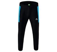 Erima Homme Team Pantalon De Présentation,Noir/Curaçao,XXXL