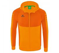 Erima Six Wings Training Full Zip Sweatshirt Orange 3XL Homme