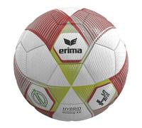 Erima Hybrid Training 2.0 Football (7192602), Metallic Red/Silver/Lime, 4