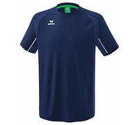 Erima Liga Star Training T-Shirt, Bleu Marine/Blanc, XL Homme
