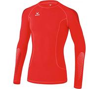 Erima Longsleeve de Base sous-Vêtements Fonctionnels Mixte Enfant, Rouge, FR : XXS (Taille Fabricant : 128)