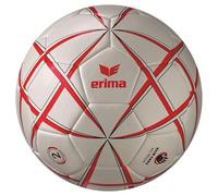 Erima Magic White Training Ballon de Handball (7202509), Blanc/Rouge, 2