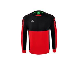 Erima Mixte Casual Six Wings, Rouge/Noir, XL EU